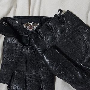 Harley Davidson fingerless gloves